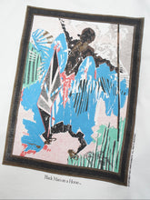 Load image into Gallery viewer, 90&#39;S XAVIER ROBERTS BLACK MAN ON A HORSE L/S TEE
