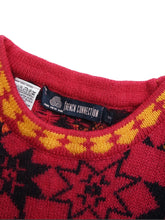 画像をギャラリービューアに読み込む, 90&#39;S &quot;FRENCH CONNECTION&quot; ALL-OVER JACQUARD KNIT SWEATER
