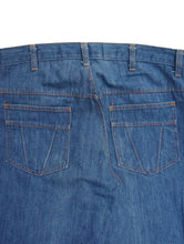 Load image into Gallery viewer, 60&#39;S UNKNOWN ORANGE STITCH DENIM PANTS
