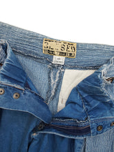 Load image into Gallery viewer, 80'S "CLOSED" BELTED SWITCHING FABRIC PANTS
