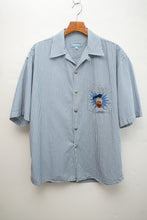 画像をギャラリービューアに読み込む, 90'S "ICEBERG" DONALD DUCK EMBROIDERED GINGHAM CHECK S/S SHIRT
