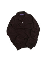 画像をギャラリービューアに読み込む, 00&#39;S &quot;RALPH LAUREN PURPLE LABEL&quot; CASHMERE KNIT POLO
