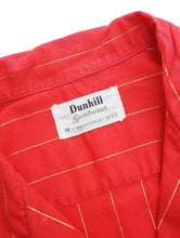 Load image into Gallery viewer, 60&#39;S &quot;DUNHILL SPORTSWEAR&quot; GOLDEN STRIPE OPEN COLLAR S/S SHIRT
