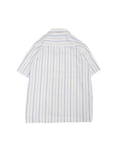 Load image into Gallery viewer, 90&#39;S &quot;PRONT UOMO&quot; OPEN COLLAR STRIPE S/S SHIRT MADE IN ITALY
