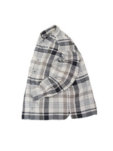 Load image into Gallery viewer, 00&#39;S &quot;ERMENEGILDO ZEGNA&quot; COTTON HERRING BONE FLANNEL CHECK SHIRT
