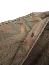 画像をギャラリービューアに読み込む, 90&#39;S &quot;SALTORIA DEL BORGO&quot; WOOL LINING CAMOUFLAGE FIELD COAT
