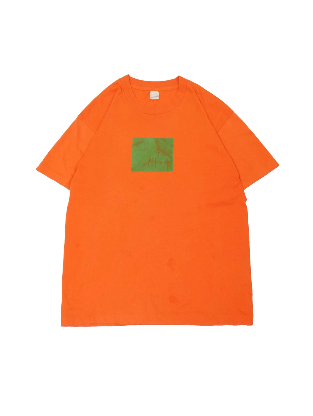 80'S GREEN SQUARE PRINT TEE