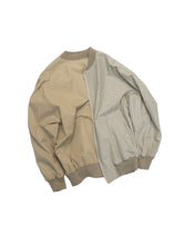 Load image into Gallery viewer, 80-90'S "DUNHILL" REVERSIBLE ZIP UP BOMBER JACKET
