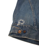 画像をギャラリービューアに読み込む, 60&#39;S &quot;SEARS ROEBUCKS&quot; COLLARLESS MODIFIED DENIM JACKET
