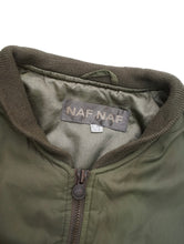 Load image into Gallery viewer, 80&#39;S &quot;NAF  NAF&quot; EMBROIDERED BOMBER JACKET
