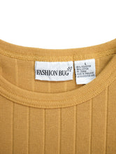 Load image into Gallery viewer, 90&#39;S &quot;FASHION BUG&quot; COTTON RIB KNIT
