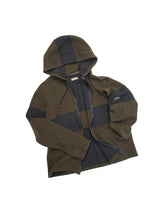 画像をギャラリービューアに読み込む, 90'S "KRIZIAUOMO" TWO TONE ZIP UP KNIT HOODIE
