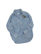 Load image into Gallery viewer, 60&#39;S &quot;SY AMBER&quot; CHAMBRAY WESTERN SHIRT
