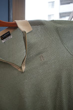 Load image into Gallery viewer, 70-80'S "LANVIN" ZIP UP KNIT POLO SHIRT
