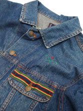 画像をギャラリービューアに読み込む, 80&#39;S &quot;SCHON by MILA SCHON&quot; LOGO EMBROIDERED DENIM JACKET
