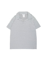 Load image into Gallery viewer, 90&#39;S &quot;AGNES.B&quot; SKIPPER BORDER KNIT POLO SHIRT
