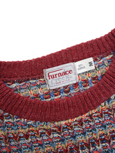 画像をギャラリービューアに読み込む, 90&#39;S &quot;FURNACE CREEK&quot; MULTI STRIPE RIB KNIT SWEATER
