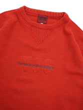 Load image into Gallery viewer, 90&#39;S &quot;VERSACE JEAN COUTURE&quot; LOGO EMBROIDERED  KNIT SWEATER
