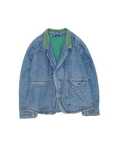 画像をギャラリービューアに読み込む, 80&#39;S &quot;CLOSED MARITHE FRANCOIS GIRBAUD&quot; QUILTED REVERSIBLE DENIM JACKET
