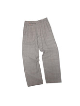 Load image into Gallery viewer, 80&#39;S &quot;EMPORIO ARMANI&quot; GLEN CHECK TWO-TUCK SLACKS
