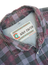 画像をギャラリービューアに読み込む, 80&#39;S &quot;ALAN CARTIÉ&quot; LIGHT COTTON TWILL CHECK SHIRT
