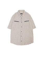 画像をギャラリービューアに読み込む, 00&#39;S &quot;ARMANI JEANS&quot; SNAP BUTTON SEERSUCKER S/S SHIRT
