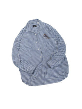 Load image into Gallery viewer, 90&#39;S &quot;WUILMART&quot; GINGHAM SEERSUCKER COTTON SHIRT MADE IN FRANCE
