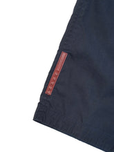 画像をギャラリービューアに読み込む, 00'S "PRADA SPORT" COTTON TECHNICAL NARROW SLACKS OVER-DYED
