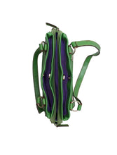 Load image into Gallery viewer, 00&#39;S &quot;BARNEYS NEWYORK&quot; GREEN LEATHER ONE SHOULDER BAG
