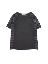 Load image into Gallery viewer, 00-10'S "EMPORIO ARMANI" SWITCHING DESIGN S/S  KNIT TEE
