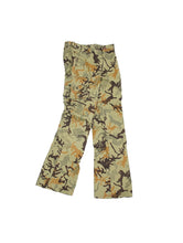 Load image into Gallery viewer, 00&#39;S &quot;55DSL&quot; MULTI ANIMAL CAMO SIDE POCKET FLARE PANTS
