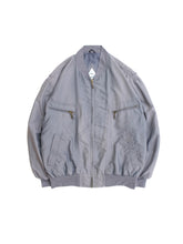 Load image into Gallery viewer, 80&#39;S &quot;C&amp;A&quot; MICRO-FASER ZIP DESIGN BOMBER JACKET
