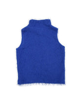 Load image into Gallery viewer, 90&#39;S &quot;VUE&#39; POINT&quot; SHAGGY SLEEVELESS KNIT
