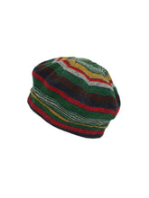 Load image into Gallery viewer, 80&#39;S &quot;TORPEDO&quot; MULTI STRIPE BERET HAT
