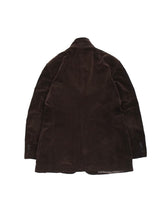 Load image into Gallery viewer, 90&#39;S &quot;DONNA KARAN SIGNATURE&quot; CORDUROY TAILORED JACKET
