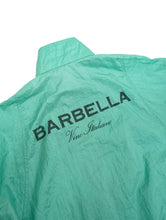 画像をギャラリービューアに読み込む, 90&#39;S BARBELLA BACK PRINTED DOLMAN SLEEVE NYLON JACKET
