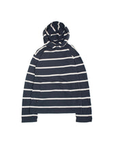 画像をギャラリービューアに読み込む, 00&#39;S &quot;AGNES B.&quot; STRIPE HOODED L/S TEE MADE IN FRANCE
