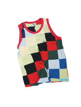 Load image into Gallery viewer, LACOSTE PATCHWORK SLEEVE LESS TOP
