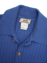 画像をギャラリービューアに読み込む, 80〜90'S "HERMES" CASHMERE COLLARED KNIT SWEATER
