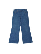 Load image into Gallery viewer, 60&#39;S UNKNOWN ORANGE STITCH DENIM PANTS
