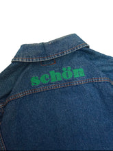 画像をギャラリービューアに読み込む, 80&#39;S &quot;SCHON by MILA SCHON&quot; LOGO EMBROIDERED DENIM JACKET
