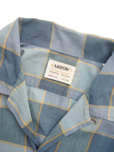 Load image into Gallery viewer, 60&#39;S &quot;ARROW&quot; OPEN COLLAR COTTON CHECK SHIRT
