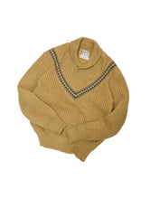 画像をギャラリービューアに読み込む, 50&#39;S &quot;BRENTWOOD&quot; SHAWL COLLAR KNIT SWEATER
