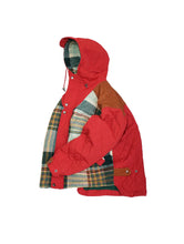 Load image into Gallery viewer, 80&#39;S &quot;THINK PINK&quot; FABRIC SWITCHING QUILTING  HOODED JACKET
