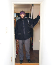 Load image into Gallery viewer, 80'S "CLOSED" EXPERIMENTAL WOOL FABRIC DOLMAN JACKET by M+FG
