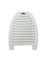 Load image into Gallery viewer, &quot;FLASH LIGHTS&quot; RAGLAN STRIPE ACRYLE COTTON KNIT
