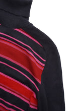 Load image into Gallery viewer, 00&#39;S &quot;D&amp;G&quot; MULTI STRIPE HIGH NECK KNIT SWEATER
