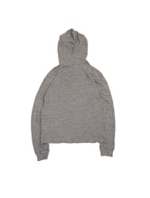 Load image into Gallery viewer, &quot;ALTERNATIVE APPAREL&quot; HALF BUTTON RAW EDGE KNIT HOODIE
