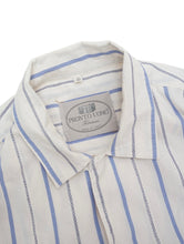 Load image into Gallery viewer, 90&#39;S &quot;PRONT UOMO&quot; OPEN COLLAR STRIPE S/S SHIRT MADE IN ITALY
