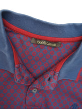画像をギャラリービューアに読み込む, 00'S "ROBERTO CAVALLI" ALL OVER PATTERN POLO SHIRT

